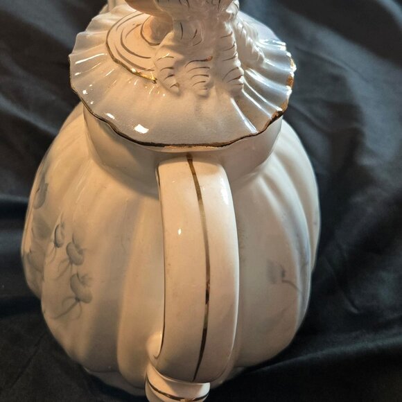 Vintage (1950s) LIPPER & MANN Porcelain Colonial Figural Lady Musical Teapot - Picture 11 of 12